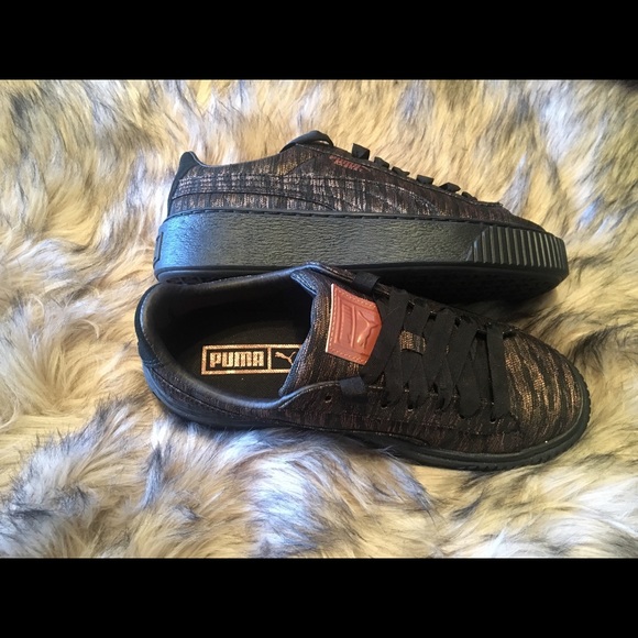 puma creepers rose et noir puma creepers rose et noir